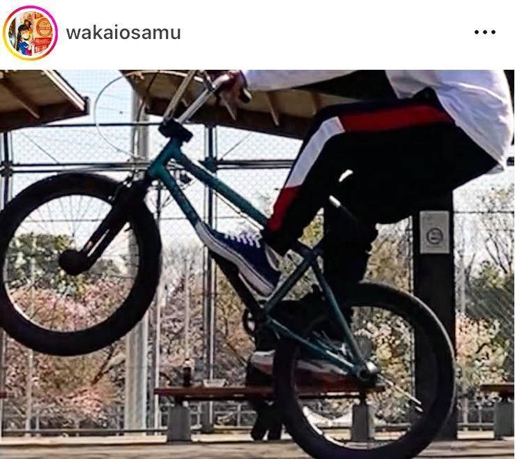 昨年５月、愛用のＢＭＸが盗難被害に遭ったことを明かした若井おさむのインスタグラム＠ｗａｋａｉｏｓａｍｕより