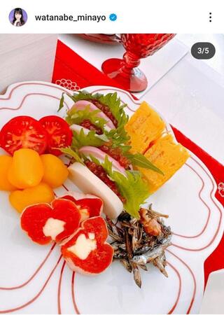 　渡辺美奈代のインスタグラム（＠ｗａｔａｎａｂｅ＿ｍｉｎａｙｏ）から