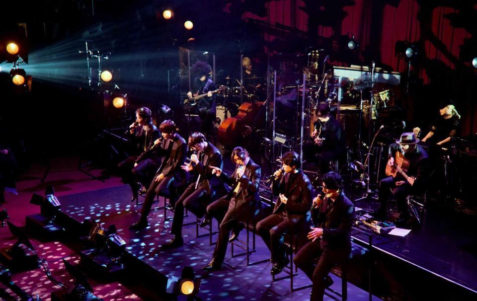 　「ＭＴＶ　Ｕｎｐｌｕｇｇｅｄ：ＳｉｘＴＯＮＥＳ」の収録を行ったＳｉｘＴＯＮＥＳ