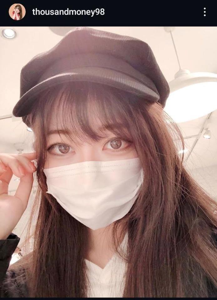 いぜんのインスタグラム（＠ｔｈｏｕｓａｎｄｍｏｎｅｙ９８）より