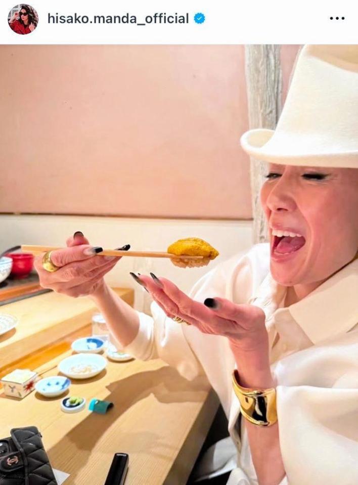 萬田久子のインスタグラム＠ｈｉｓａｋｏ．ｍａｎｄａ＿ｏｆｆｉｃｉａｌより