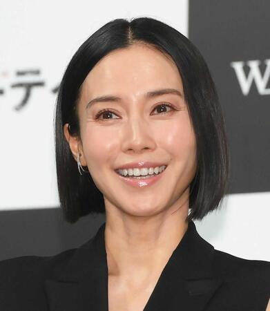 　中谷美紀（２０２２年１２月撮影）