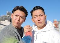 　２人で新たな道を切り開くジャングルポケットのおたけ（左）と太田博久（撮影・吉澤敬太）