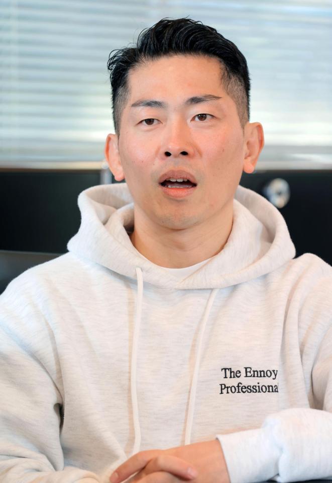 　これからの活動について語るジャングルポケットの太田博久（撮影・吉澤敬太）