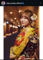 本田望結インスタグラム（＠ｍｉｙｕ＿ｈｏｎｄａ＿ｏｆｆｉｃｉａｌ）より