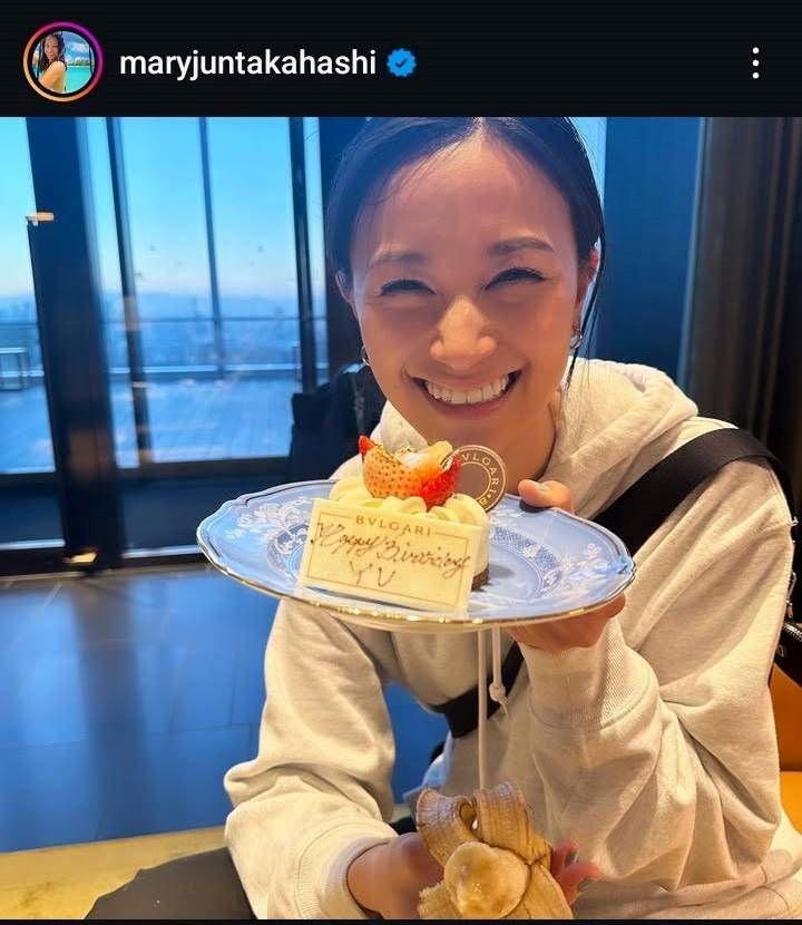 高橋メアリージュンインスタグラム（＠ｍａｒｙｊｕｎｔａｋａｈａｓｈｉ）より