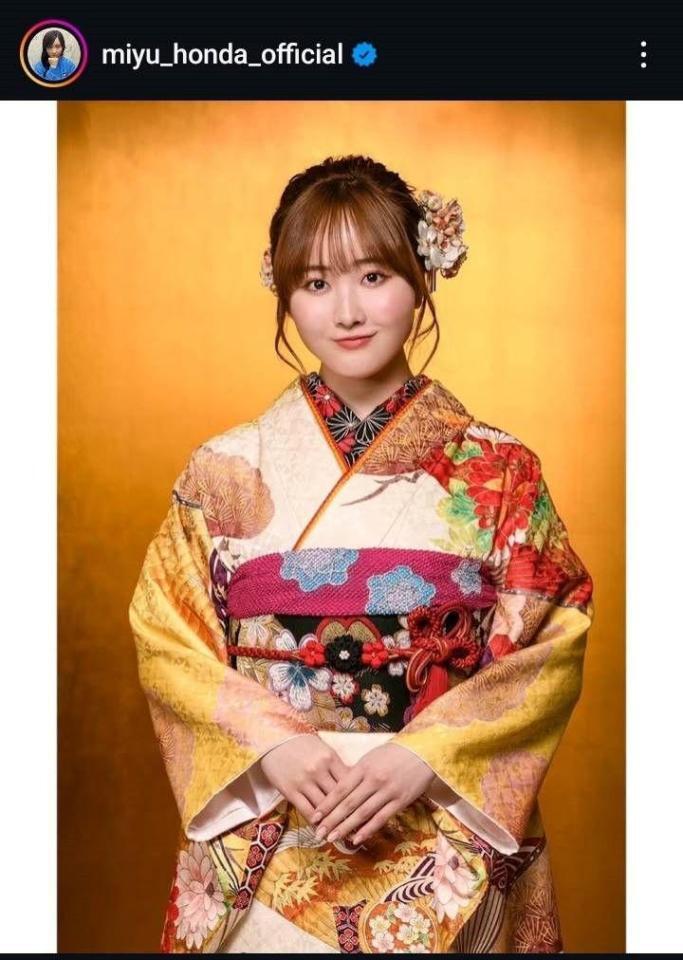 本田望結インスタグラム（＠ｍｉｙｕ＿ｈｏｎｄａ＿ｏｆｆｉｃｉａｌ）より　