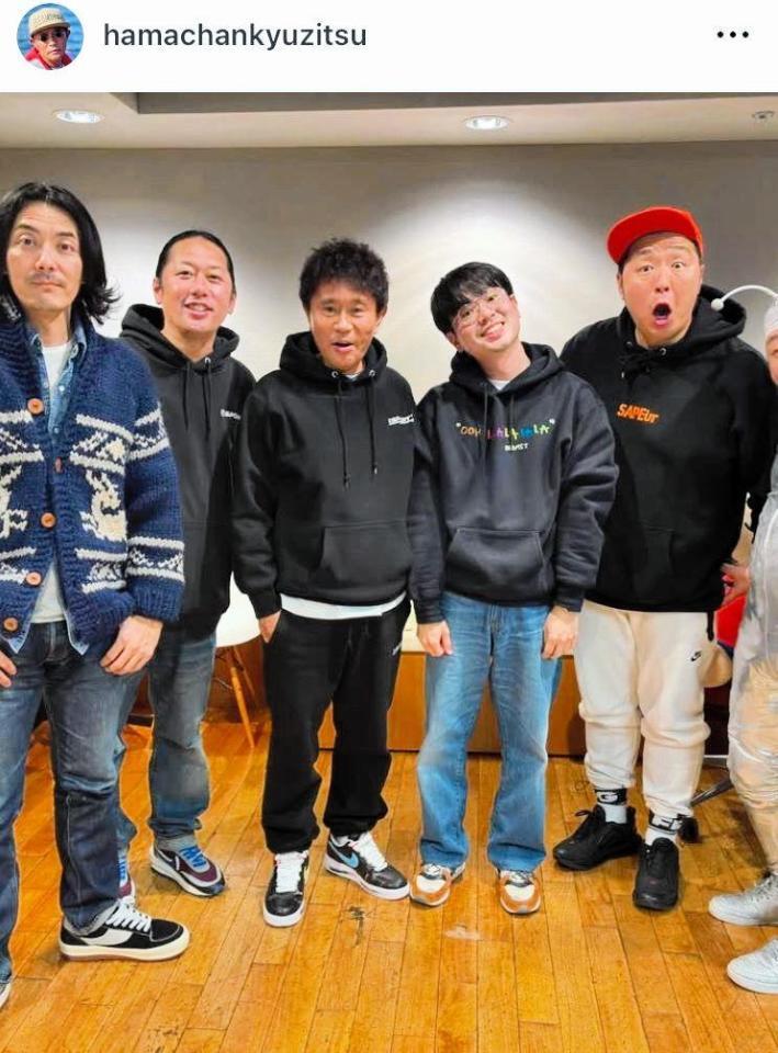 浜田雅功のスタッフによるインスタグラム＠ｈａｍａｃｈａｎｋｙｕｚｉｔｓｕより