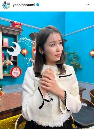 良原安美アナのインスタグラム＠ｙｏｓｈｉｈａｒａａｍｉより