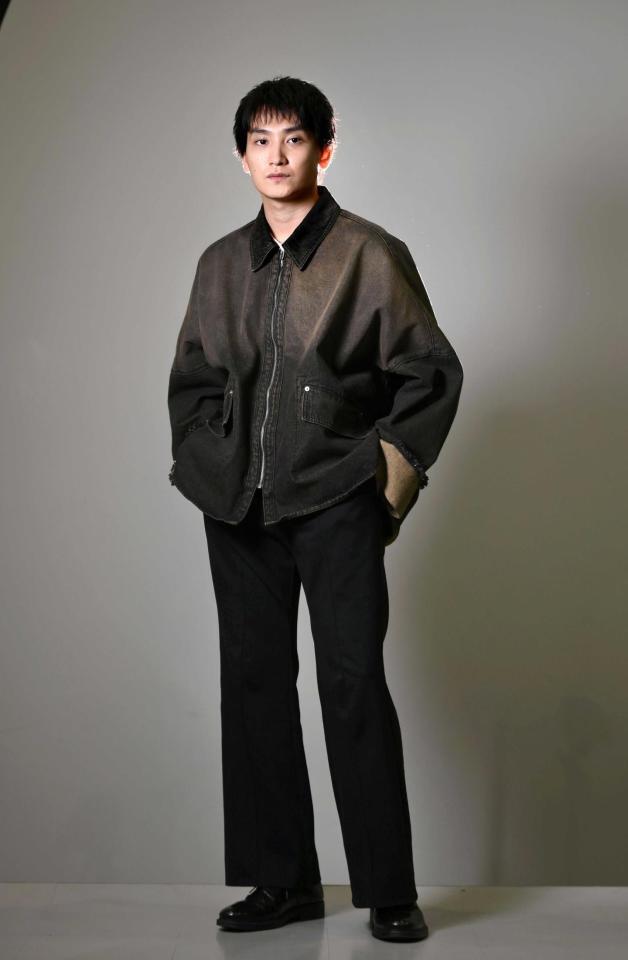 　役者への思いを語った金子大地（撮影・堀内翔）