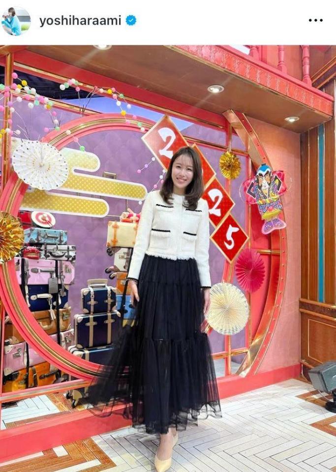 良原安美アナのインスタグラム＠ｙｏｓｈｉｈａｒａａｍｉより