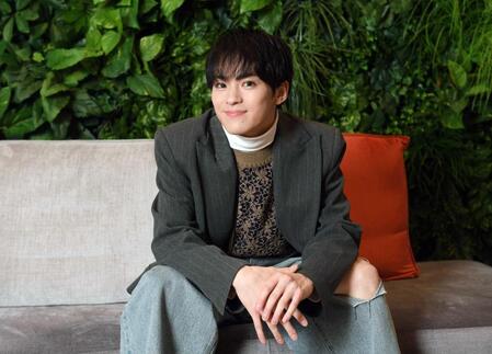 　連ドラに初主演するなど活躍の場を広げる松倉海斗（撮影・佐々木彰尚）