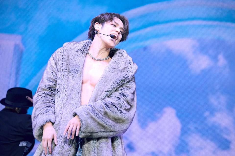 　パフォーマンスする宮野真守（提供・山内洋枝）