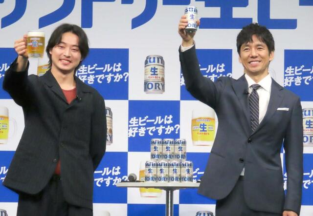 山﨑賢人「渋いです！」CM初共演の西島秀俊に心酔 息ぴったり 登壇 