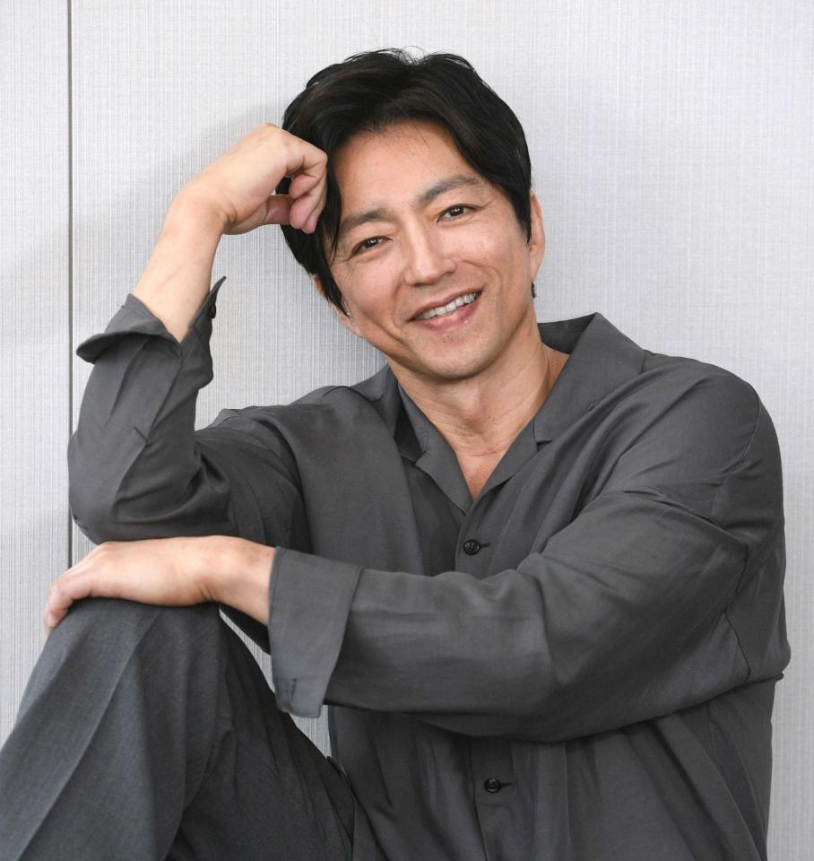　助演男優賞の大沢たかお（撮影・佐々木彰尚）