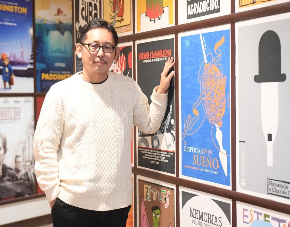 　映画「あんのこと」で監督賞に輝いた入江悠監督（撮影・佐々木彰尚）