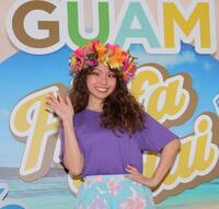 　グアム観光キャンペーン大使に就任したｐｅｃｏ（撮影・棚橋慶太）