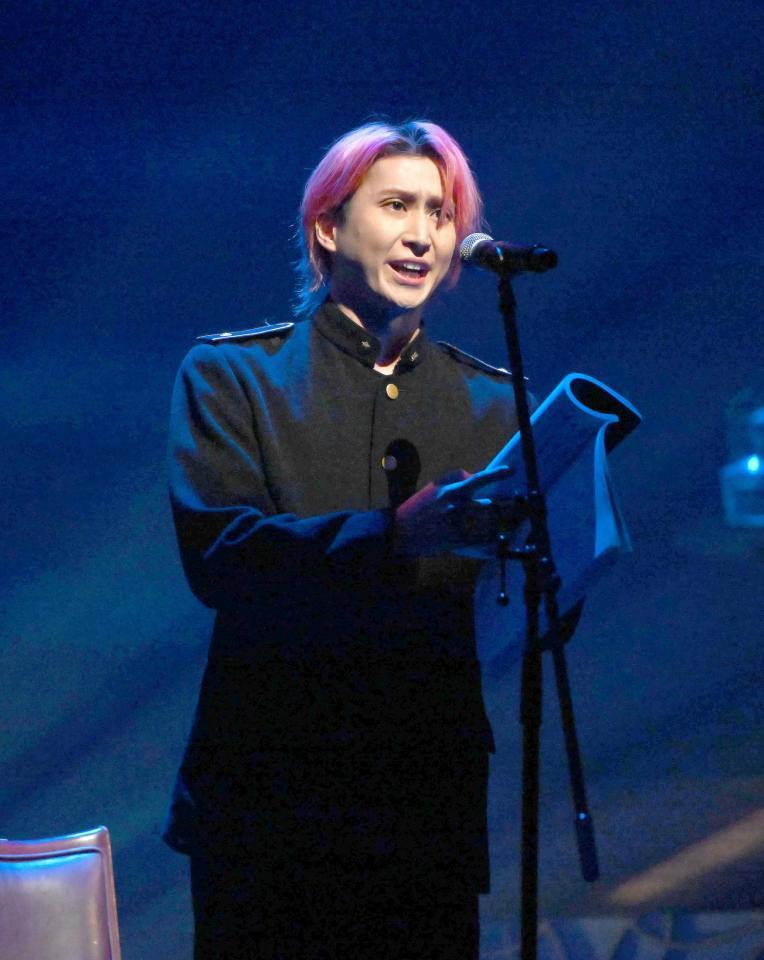 　朗読劇ノサカラボ　Ｒｅａｄｉｎｇ　Ｅｃｈｏｅｓ「Ｆｉｅｎｄ／Ｆｒｉｅｎｄ　ｉｎ　２０ｆａｃｅｓ」に出演する佐久間大介（撮影・堀内翔）