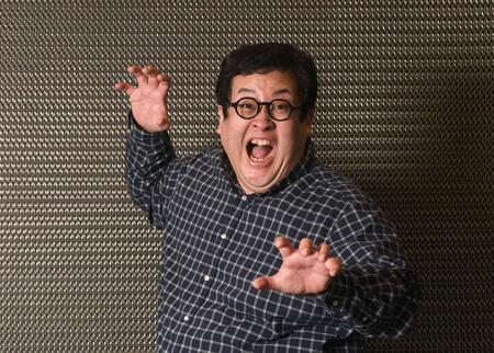 　映画「怪獣ヤロウ！」で主演を務めるぐんぴぃ（撮影・佐々木彰尚）
