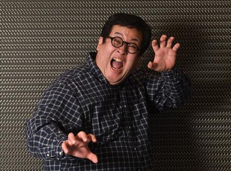 　映画「怪獣ヤロウ！」で主演を務めるぐんぴぃ（撮影・佐々木彰尚）