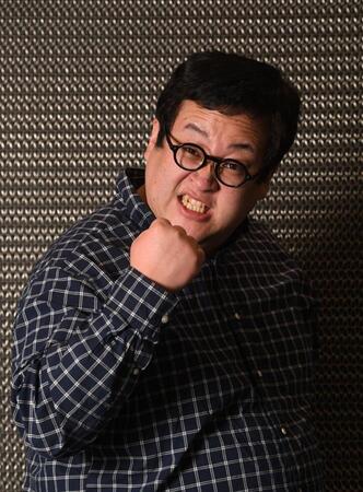 　映画「怪獣ヤロウ！」で主演を務めるぐんぴぃ（撮影・佐々木彰尚）