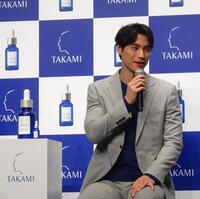 新ＣＭ発表会に出席した福士蒼汰