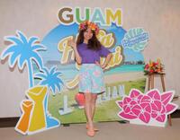 　グアム観光キャンペーン大使に就任したｐｅｃｏ（撮影・棚橋慶太）