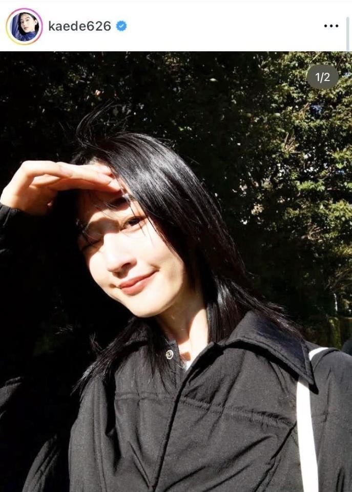 　青野楓のインスタグラム（ｋａｅｄｅ６２６）より