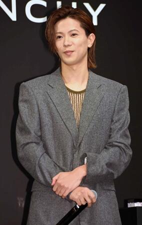 　ジバンシイ　ビューティーアンバサダーに就任した神宮寺勇太（撮影・持木克友）