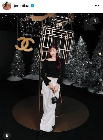 長谷川ミラのインスタグラム＠ｊｅｎｍｉｌａａより