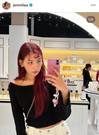 長谷川ミラのインスタグラム＠ｊｅｎｍｉｌａａより