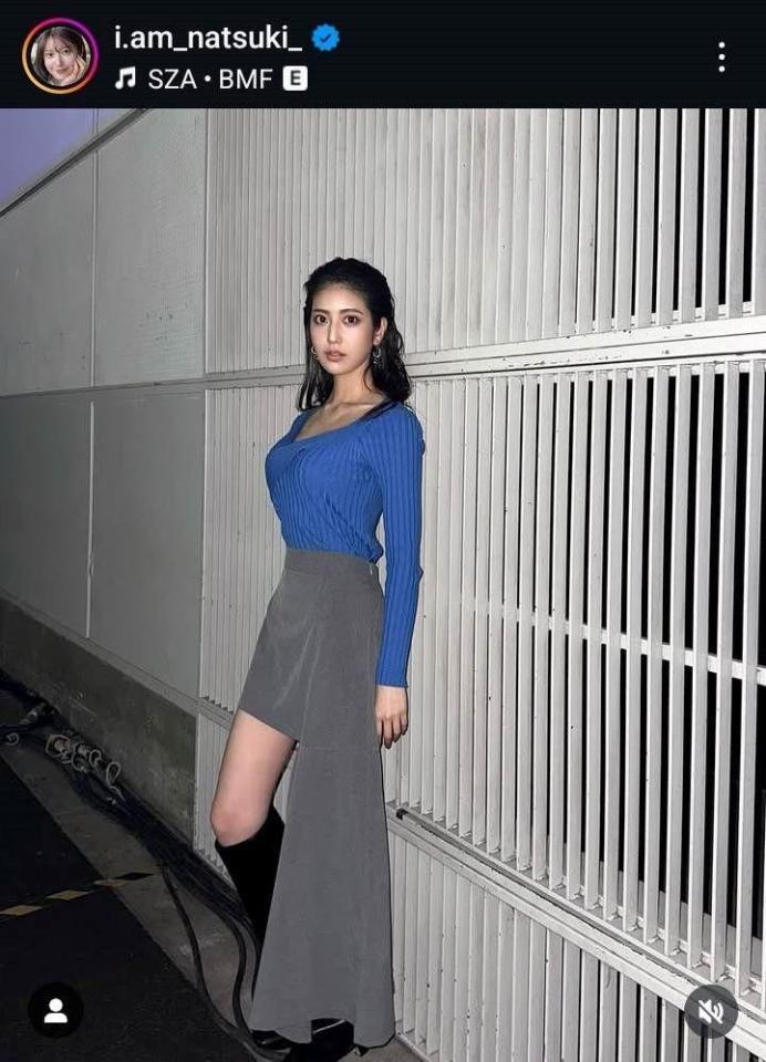 　阿部なつきインスタグラム（＠ｉ．ａｍ＿ｎａｔｓｕｋｉ＿）より