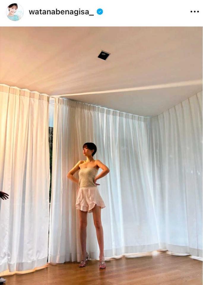 　渡邊渚のインスタグラム＠ｗａｔａｎａｂｅｎａｇｉｓａ＿より