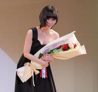 　新人賞を受賞した趣里（撮影・棚橋慶太）