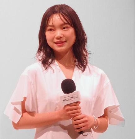 　イベントに登壇した古川琴音