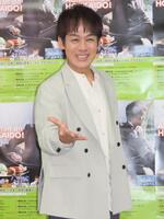 　取材会でツアー公演をアピールした森崎博之