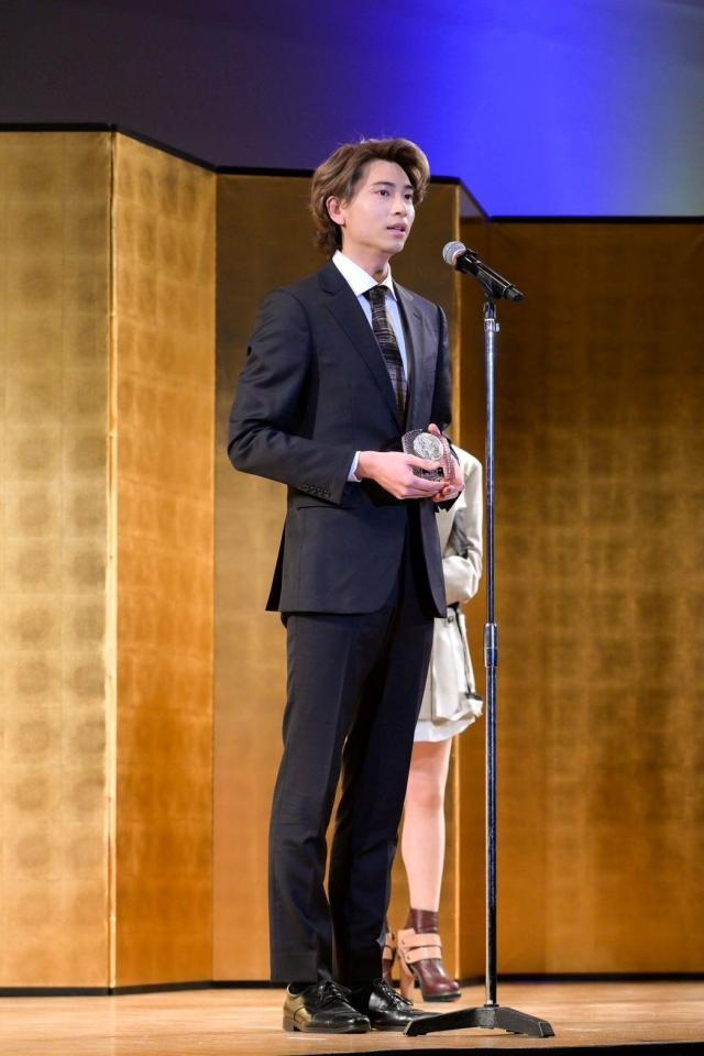 　エランドール賞でアクターズセミナー賞を受賞した庄司浩平＝６日