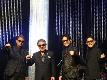 　ファミリーコンサートを行った（左から）山川豊、鳥羽一郎、木村徹二、木村竜蔵