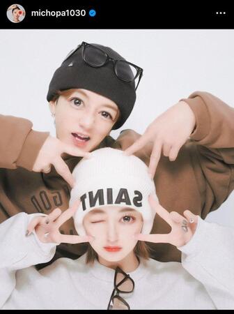 みちょぱのインスタグラム＠ｍｉｃｈｏｐａ１０３０から