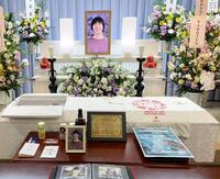 　ガガガＳＰ・桑原康伸さん葬儀で設営された祭壇