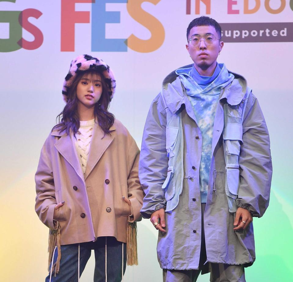 　中町兄妹（左・中町綾、右・中町ＪＰ）