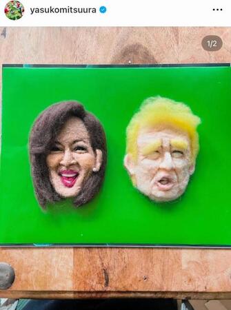　光浦靖子のインスタグラム＠ｙａｓｕｋｏｍｉｔｓｕｕｒａより 