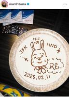 仲里依紗のインスタグラム＠ｒｉｉｓａ１０１８ｎａｋａより