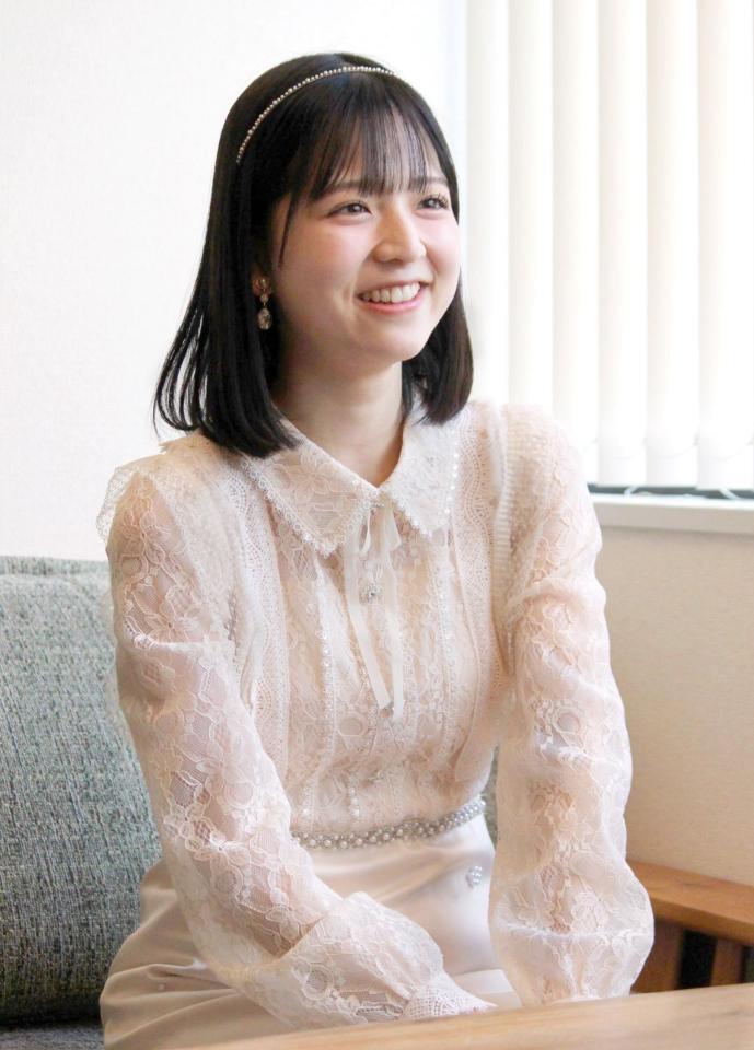 　最新シングルで初選抜初センターに抜てきされたＳＴＵ４８の曽川咲葵