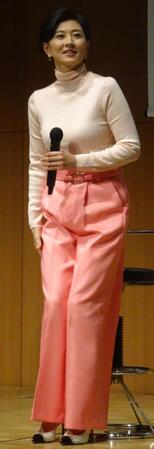 　ＮＩＳＡ教室トークイベントに登壇した菊川怜