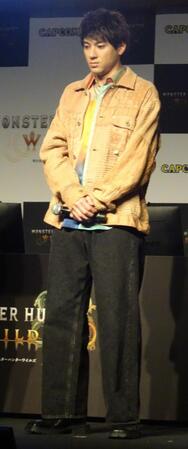 　モンスターハンターシリーズのイベントに出席した山田裕貴