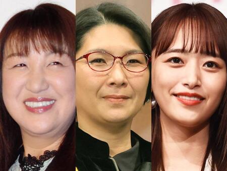 　（左より）北斗晶、クワバタオハラ・くわばたりえ、近藤千尋