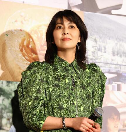 　大ヒット舞台あいさつに登壇した松たか子（撮影・中島達哉）