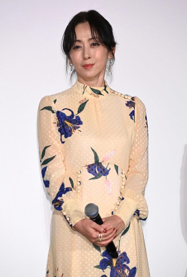 斉藤由貴（２４年３月撮影）