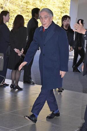 　お別れの会に姿を見せた堺正章（撮影・持木克友）